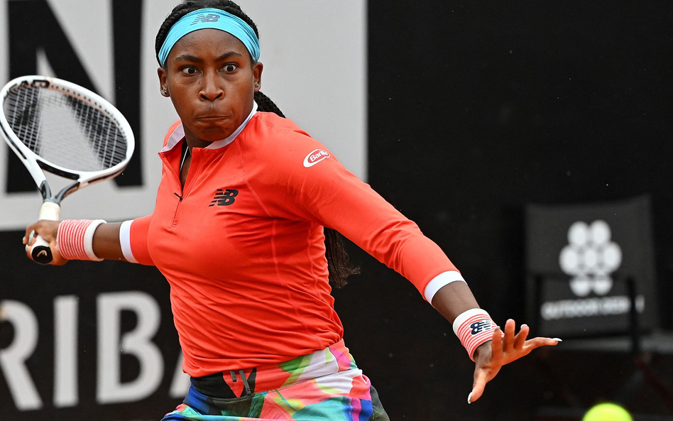 W akcji 17-letnia Cori Gauff, półfinałowa rywalka Igi Świątek lub Eliny Switoliny