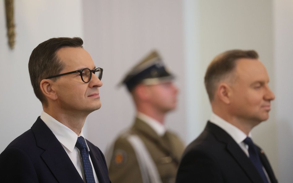 Mateusz Morawiecki i Andrzej Duda