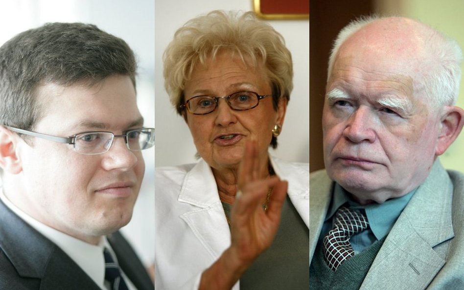 Krystian Markiewicz, prof. Ewa Łętowska, prof. Adam Strzembosz