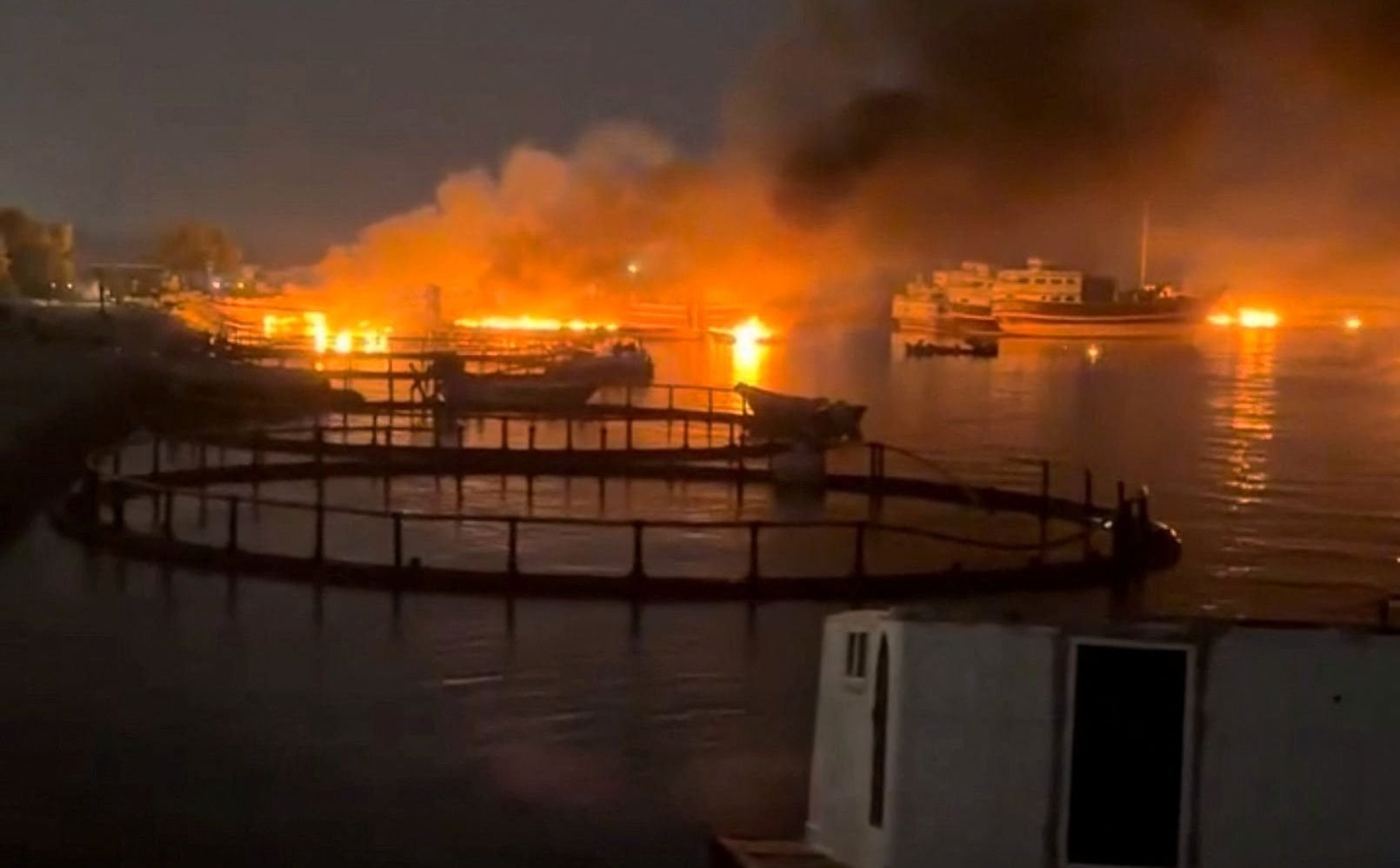 The US military struck targets in Iran again