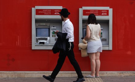 Bankomat w Tel Awiwie w Izraelu