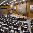 Szwedzki parlament głosuje nad członkostwem Szwecji w NATO. Sztokholm 22 marca 2023 r.