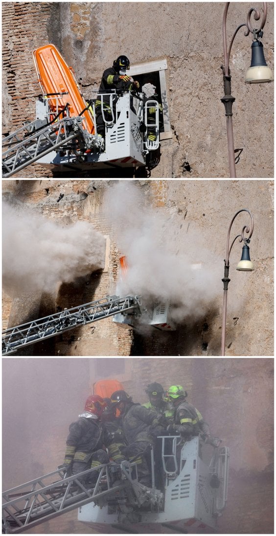 Akcja ratunkowa w rejonie Wieży Contich