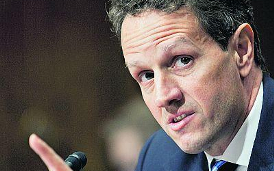 Amerykański sekretarz skarbu Timothy Geithner