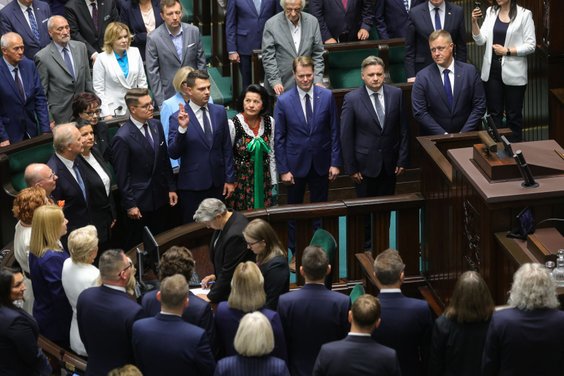 Posłowie, którzy objęli mandaty w miejsce parlamentarzystów wybranych do Parlamentu Europejskiego, z