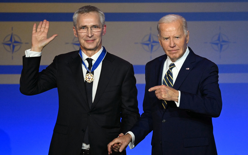 Jens Stoltenberg i Joe Biden