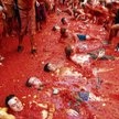 Najwięcej pomidorów zjadają Włosi, Grecy i Hiszpanie. Na zdjęciu festiwal Tomatina w Buniol