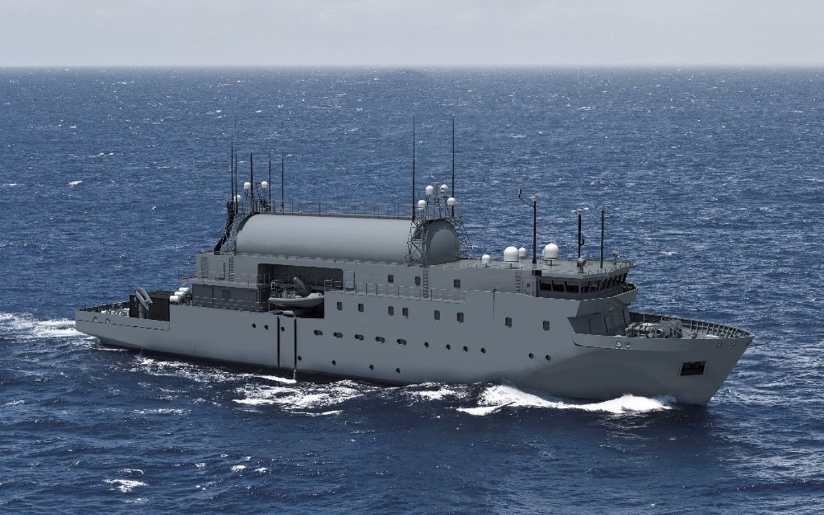 Szpiegowski okręt dla Szwecji wodowany w Gdyni