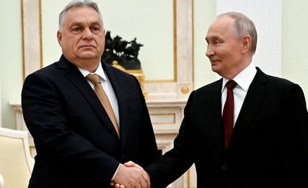 Premier Węgier Viktor Orbán podczas spotkania z Władimirem Putinem. Moskwa, listopad 2025 r.