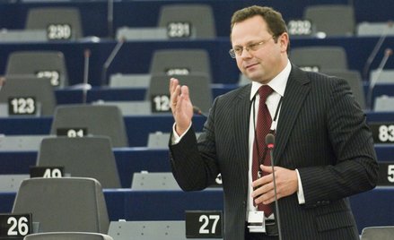 Andrzej Szejna w Parlamencie Europejskim, październik 2008 roku