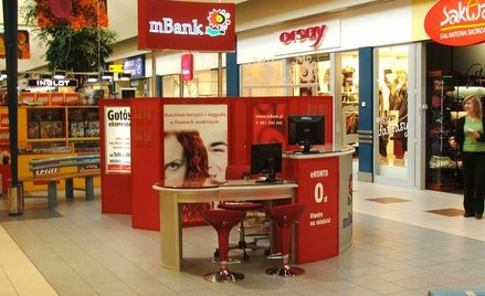 mKiosk w centrum handlowym