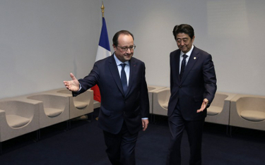 Shinzo Abe i Francois Hollande