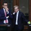 Piotr Patkowski z premierem Morawieckim w Sejmie
