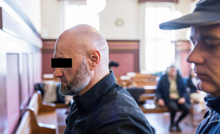 Oskarżony Maciej M. (L) w Sądzie Apelacyjnym w Katowicach - zdjęcie archiwalne