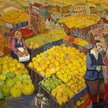 Edward Dwurnik „Klęska urodzaju”, akryl i olej na płótnie, 1975. Jedna z wielkoformatowych prac prez