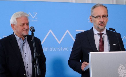 Prof. Andrzej Horban i minister zdrowia Adam Niedzielski