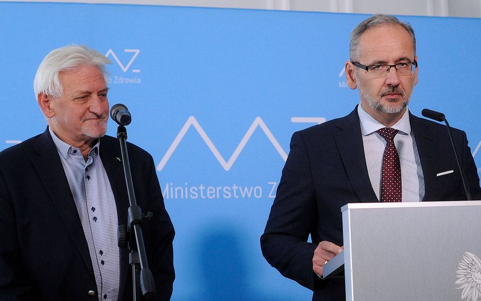 Prof. Andrzej Horban i minister zdrowia Adam Niedzielski