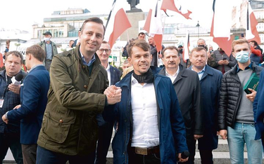 PSL uczestniczyło w warszawskim proteście rolników zorganizowanym przez AgroUnię. Na zdjęciu: Władys