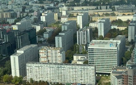 Widok na Osiedle za Żelazną Bramą