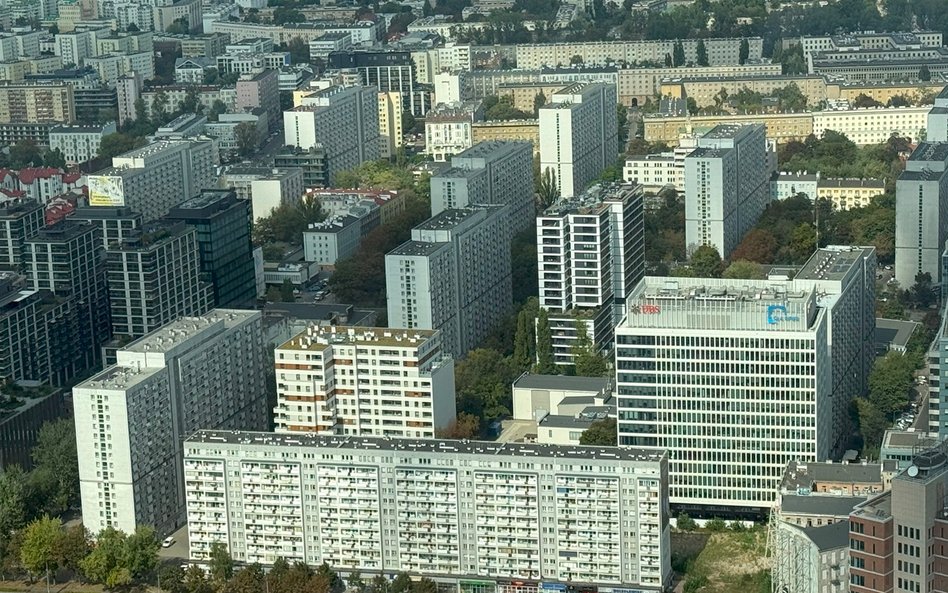 Widok na Osiedle za Żelazną Bramą