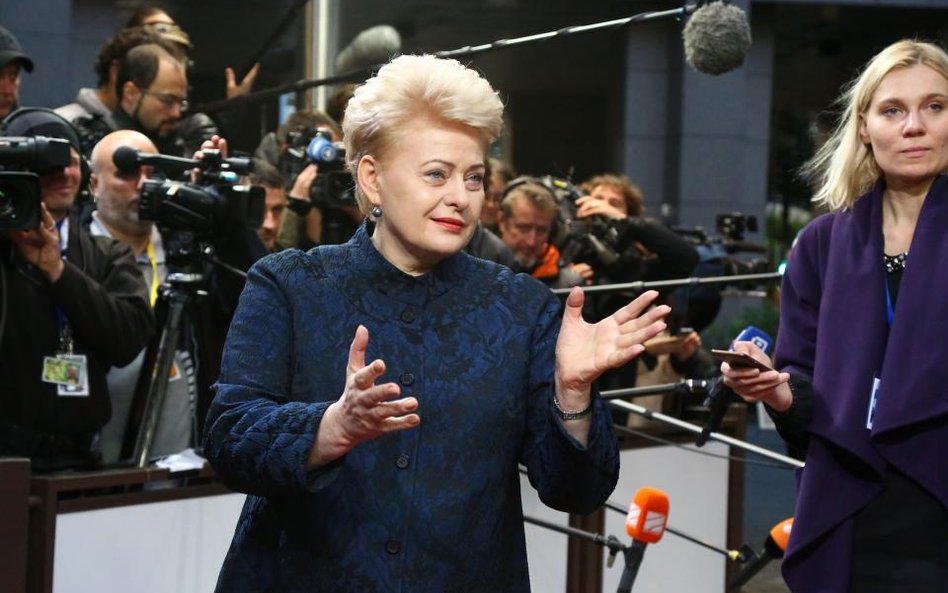 Prezydent Litwy Dalia Grybauskaite