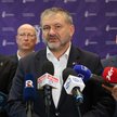 Minister sprawiedliwości Waldemar Żurek na briefingu prasowym, po spotkaniu z przedstawicielami „Ius