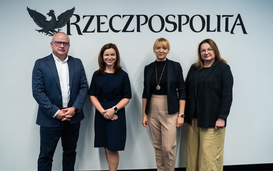 Uczestnicy debaty w redakcji „Rzeczpospolitej” (od lewej): Grzegorz Kozioł, kierownik sekcji w Dzial