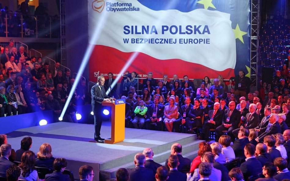 Czy Donald Tusk będzie patronował liście do Parlamentu Europejskiego?