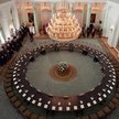 Konferencja w Pałacu Prezydenckim rozpoczęła się w tej samej sali, w której doszło do rozmów Okrągłe