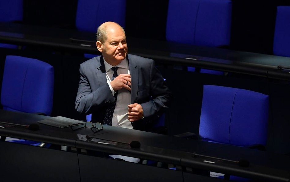 Minister finansów Olaf Scholz.