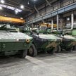 Moździerze samobieżne Rak prezentowane podczas uroczystości podpisania umów na dostawy uzbrojenia dl
