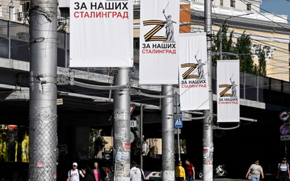 „Z”, czyli symbol rosyjskiej wojny przeciw Ukrainie, na ulicach Wołgogradu