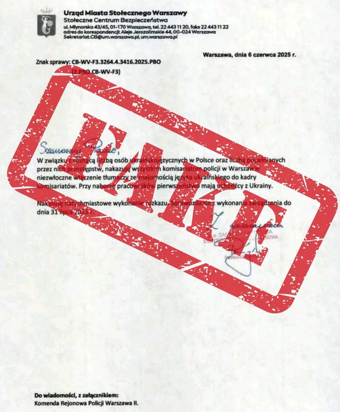 Urząd miasta zdementował informacje o nakazie zatrudniania uchodźców