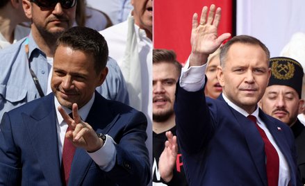 Karol Nawrocki i Rafał Trzaskowski