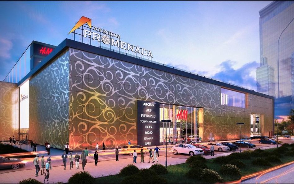 Centrum Handlowe Atrium Promenada po rozbudowie.