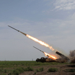 Ukraińska artyleria rakietowa BM-27 Uragan