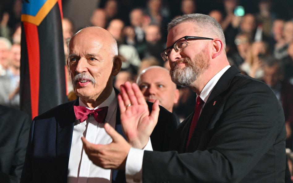Janusz Korwin-Mikke i Grzegorz Braun