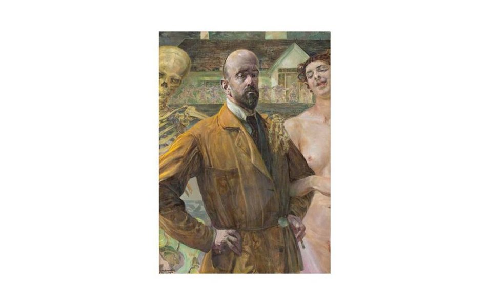 Jacek Malczewski, autoportret „Życie i śmierć”, 1916.