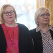 Pierwszy Prezes Sądu Najwyższego Małgorzata Manowska (L) i prezes Trybunału Konstytucyjnego Julia Pr