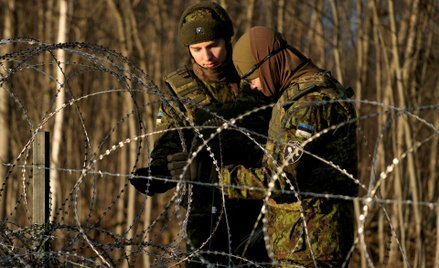 Estonia. Zasieki na granicy z Rosją