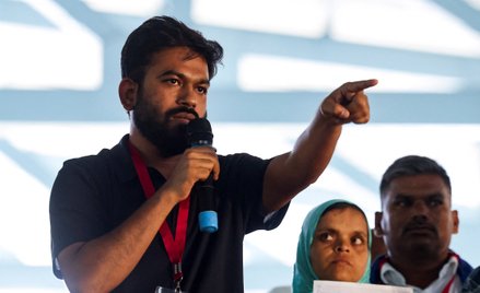 Abhijeet Dipke, założyciel Ludowej Partii Karaluchów (Cockroach Janta Party, skrót CJP)