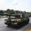 Armatohaubica Krab w czasie defilady wojskowej w Warszawie