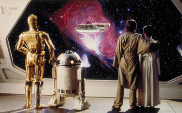 W „Gwiezdnych wojnach” księżniczce Lei i Lukowi Skywalkerowi w podróżach po galaktykach towarzyszą R