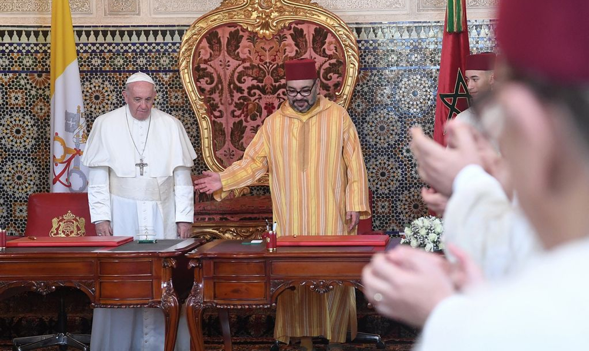 Fotografia Przedstawia Wyznawców Jednej Z Wielkich Religii świata Papież i król Maroka: Jerozolima dla wyznawców każdej religii - rp.pl