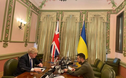 Johnson z niezapowiedzianą wizytą w Kijowie