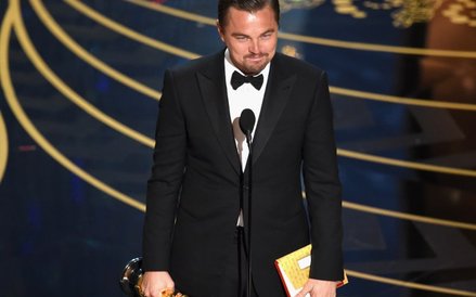 Oscar w kategorii pierwszoplanowa rola męska - Leonardo DiCaprio za rolę w filmie Zjawa