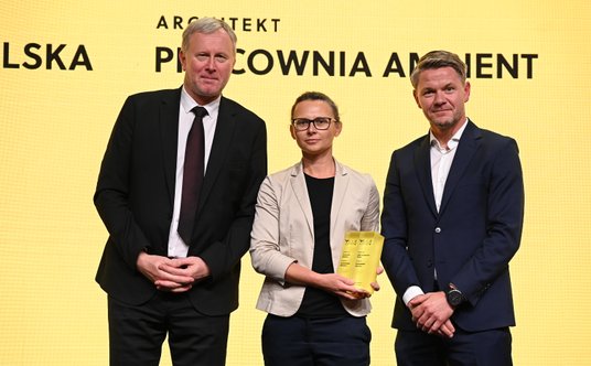 Bogusław Chrabota, redaktor naczelny "Rzeczpospolitej", Magdalena Pios, właścicielka firmy i archite