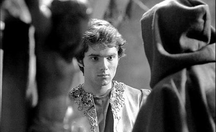 Jako Romeo w spektaklu Teatru Telewizji „Romeo i Julia” w reż. Jerzego Gruzy, 1974 rok