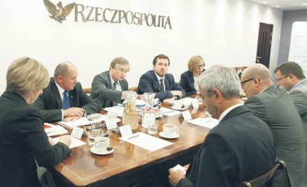 W redakcji „Rz” debatowali (od lewej) dr Marek Sawicki – mnister rolnictwa, dr Ryszard Piotrowski – 