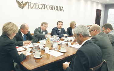 W redakcji „Rz” debatowali (od lewej) dr Marek Sawicki – mnister rolnictwa, dr Ryszard Piotrowski – 